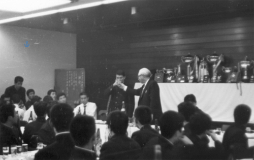 President Shigeyoshi Matsumae of Tokai University